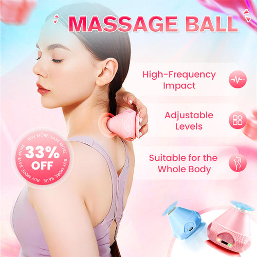 Electric Adsorption Type Vibrating Hot Compress Fascia Ball Massager