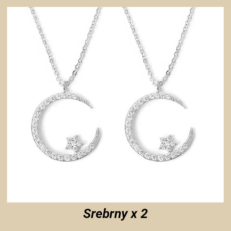 Bright Night: Moon Star Necklace