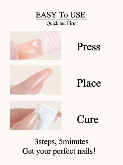 Magic Solid Nail Glue Kit 3-In-1 Nail Art Kits