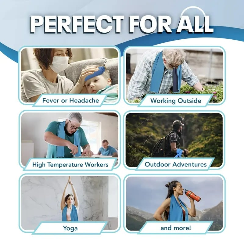 Absorbent Quick-Drying Gym Cooling Towels